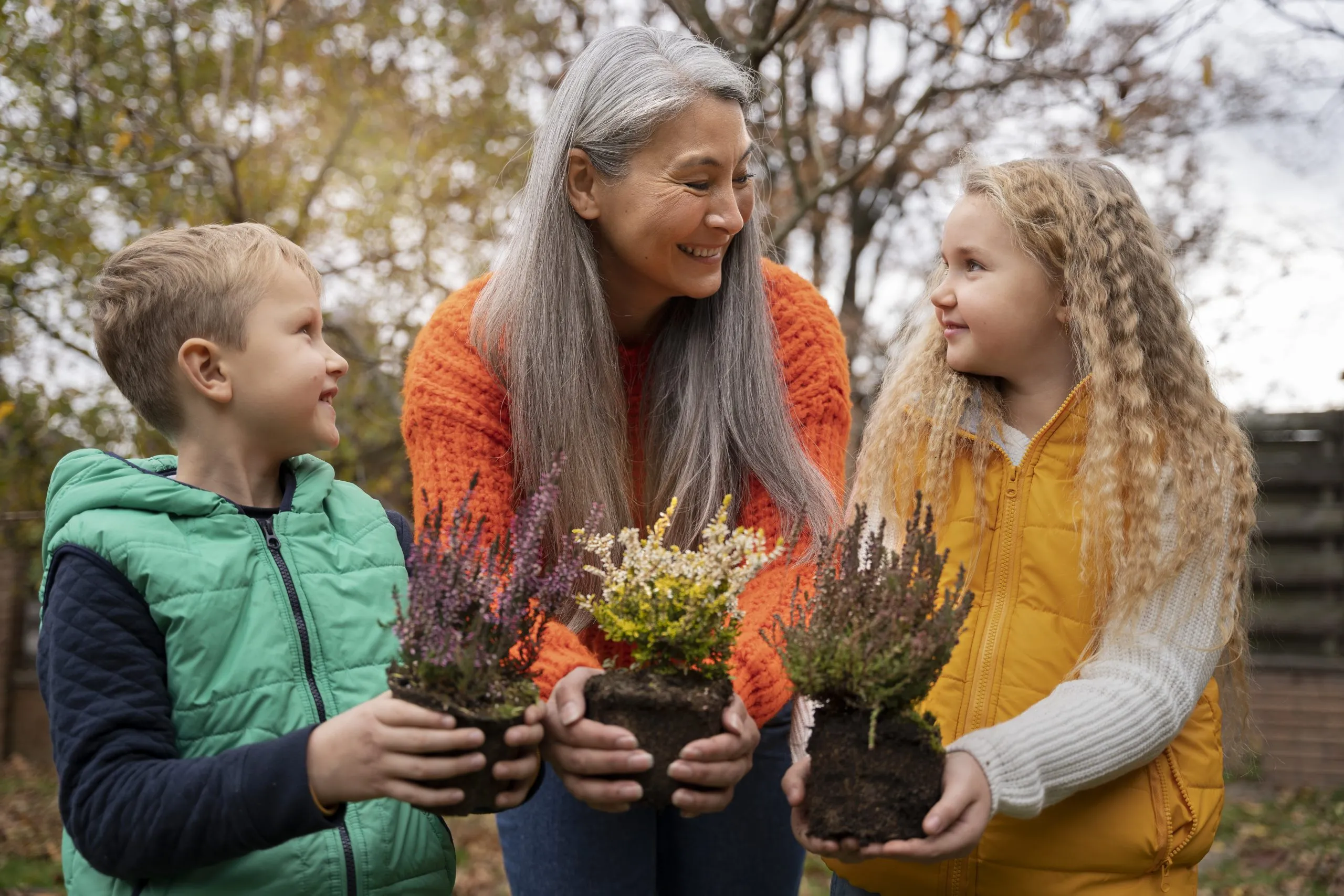Kinder lernen über die Umwelt